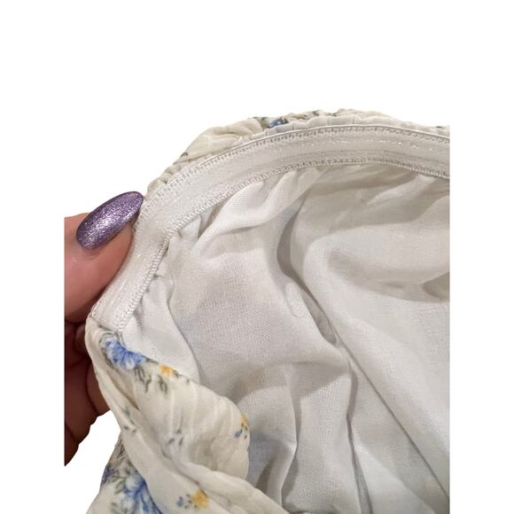 NWT! VICI Ditsy Floral Coquette Strapless Tie-Back Mini Dress Size Small - Picture 6 of 8